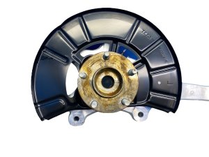 2025 Mazda CX-70 Steering Knuckle and Wheel Hub Assembly - Front, Left (Driver) (Used OEM)