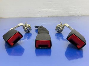 2011-2016 BMW 528i Seat Belt Buckle Set - Rear, Left (Driver) (Used OEM)
