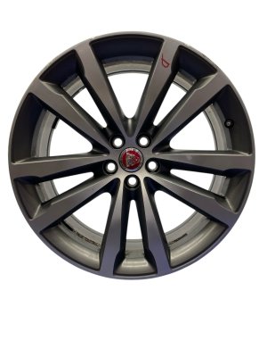 2018-2023 Jaguar E-Pace Gray 20x8 5-Double-Spoke Machined Aluminum Wheel (Used OEM)