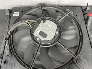 2017-2023 Maserati Ghibli Radiator and A/C Condenser Fan Assembly Cooling Pack (Used OEM)