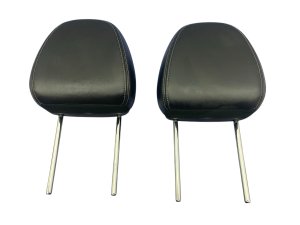 2022-2024 Mitsubishi Outlander Black Seat Leatherette Headrest Set - Front, Right (Passenger) (Used OEM)