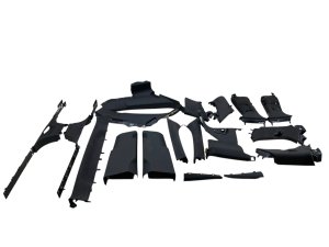 2016-2020 Bentley Bentayga Beluga (Black) A, B, C, & D Pillar Interior Trim Cover Panel Set (Used OEM)