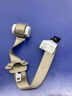 2020-2025 Ford Police Interceptor Utility Tan 3rd Row Seat Belt Assembly - Rear, Left (Driver) (Used OEM)