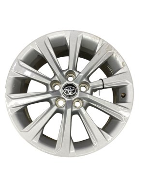 2024-2026 Toyota Grand Highlander Silver 18-Inch 10-Spoke Silver Painted Alloy Wheel (Used OEM)