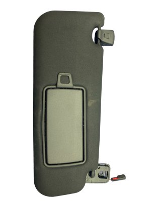 2017-2020 Jaguar F-Pace Black Illuminated Sun Visor - Front, Right (Passenger) (Used OEM)