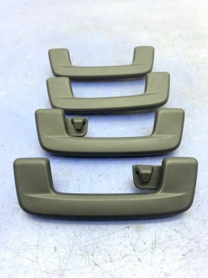 2019-2024 Audi A6 Black Front and Rear Interior Grab Bar Handle Set (Used OEM)