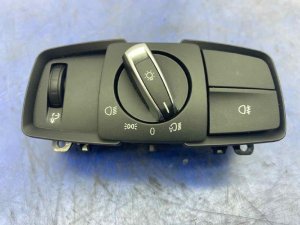 2014-2016 BMW 428i Black Headlight Switch Control Panel Lamp Module (Used OEM)