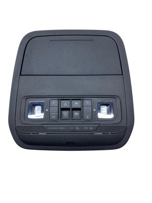 2020-2025 Ford Police Interceptor Utility Overhead Roof Console with Dome Light and Sunglass Storage - Front (Used OEM)
