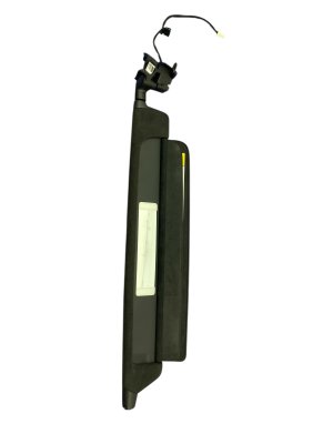  Tesla Model x Black Alcantara Ultrasuede Sun Visor - Front, Right (Passenger) (Used OEM)