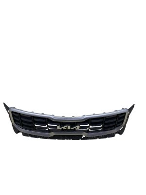 2023-2025 Kia Telluride Chrome Radiator Grille with Camera Hole (Used OEM)