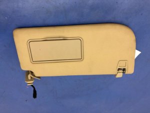 2015-2017 Ford F-150 Tan Illuminated Sun Visor with Garage Door Opener - Front, Right (Passenger) (Used OEM)