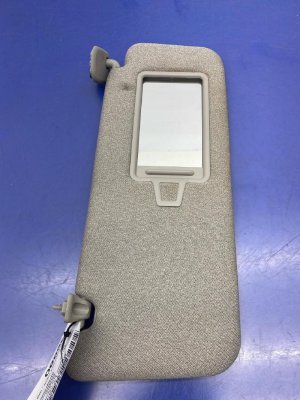 2020-2025 Hyundai Palisade Gray Cloth Sun Visor with Sunroof - Front, Right (Passenger) (Used OEM)
