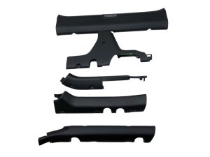 2018-2023 Jeep Wrangler Black Upper Roof Roll Sports Bar Cover Trim - Front (Used OEM)