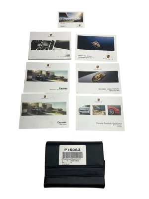 2015-2018 Porsche Cayenne Owners Manual Book Set with Case (Used OEM)