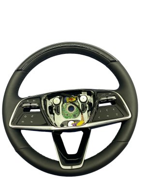 2023-2024 Cadillac LYRIQ Black Leather Heated Steering Wheel Assembly (Used OEM)