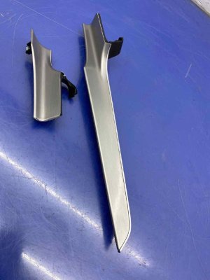 2015-2018 Mercedes-Benz C280 Silver Dashboard Trim Panel Set - Front (Used OEM)