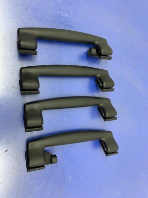 2014-2020 Maserati Quattroporte Black Front and Rear Interior Grab Bar Set (Used OEM)