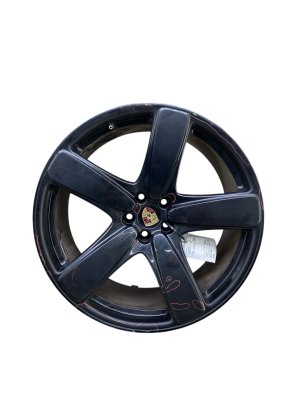 2015-2018 Porsche Macan Black 21x10 5-Spoke Alloy Wheel - Rear (Used OEM)