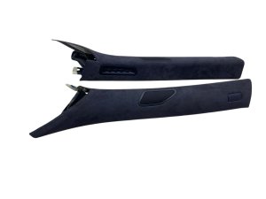 2017-2020 Maserati Levante Charcoal (Black) A-Pillar Trim Panel Set - Front (Used OEM)