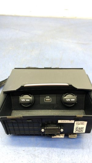 2017-2020 Genesis G80 Gray Center Console Storage Compartment (Used OEM)