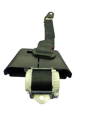 2021-2024 Ford F-150 Black Center Seat Belt Assembly - Rear, Left (Driver) (Used OEM)