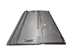 2021-2025 Ford F-150 Black Hard Folding Tonneau Cover - Rear (Used OEM)