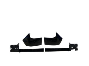 2021-2025 Ford Bronco Shadow Black Bumper Quarter End Trim Molding Set - Rear (Used OEM)