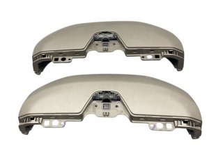 2024-2025 Lincoln Nautilus Brown Seat Headrest Guide Bezel Trim Panel Set - Front, Left (Driver) (Used OEM)
