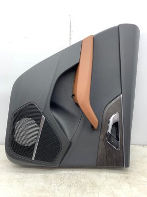 2019-2023 Audi Q8 Black Door Interior Trim Panel - Rear, Left (Driver) (Used OEM)
