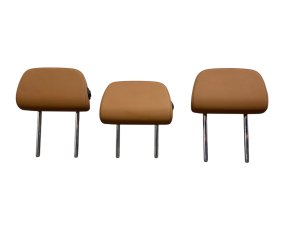2018-2024 BMW X3 Tan Seat Headrest Set - Rear, Left (Driver) (Used OEM)
