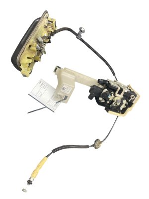 2015-2020 Ford F-150 Gray Power Door Latch Assembly - Rear, Left (Driver) (Used OEM)