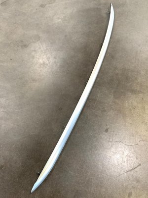 2015-2025 Porsche Macan Silver Roof Luggage Rail - Left (Driver) (Used OEM)