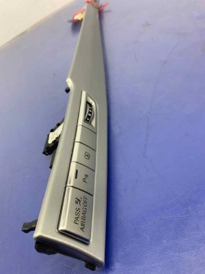 2013 Audi S8 Silver Dashboard Parking Indicator Shade Bezel Trim - Front (Used OEM)