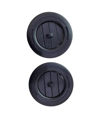 2021-2025 Dodge Durango Black Roof Overhead Headliner Air Deflector Vent Grille Set (Used OEM)