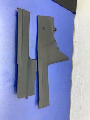 2021-2025 Toyota Sienna Black Front Center Console Side Trim Panel Set (Used OEM)