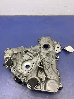 2018-2020 Genesis G80 Lower Engine Timing Cover with VVT Solenoids (Used OEM)