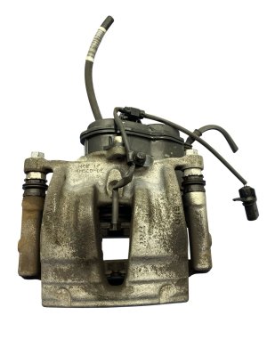 2017-2025 Audi Q7 Gray Disc Brake Caliper with Electric Parking Brake Actuator - Rear, Left (Driver) (Used OEM)