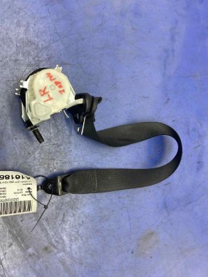 2018-2021 Lincoln Navigator Ebony (Black) Second Row Seat Belt Assembly - Rear, Left (Driver) (Used OEM)