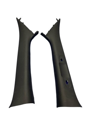 2023-2025 Cadillac LYRIQ Black A-Pillar Trim Cover Set - Front (Used OEM)