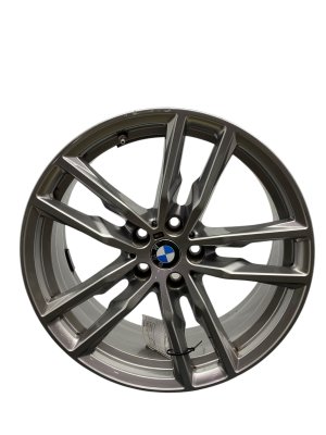 2021 BMW X3 Gray 19x7.5 5 Double Spoke Alloy Wheel (Used OEM)