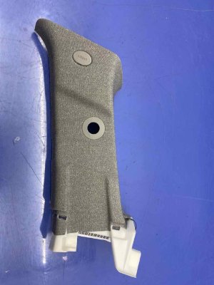 2019-2023 Hyundai Santa Fe Gray C-Pillar Trim Cover Panel - Rear, Right (Passenger) (Used OEM)