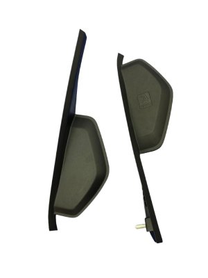 2021-2025 Ford Bronco Sport Black Dashboard End Cap Trim Panel Set - Front (Used OEM)