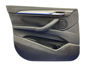 2018-2023 BMW X2 Black Door Interior Trim Panel - Front, Left (Driver) (Used OEM)