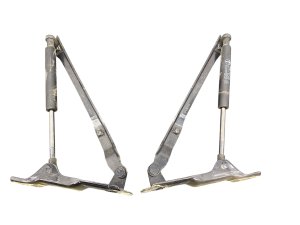2005-2013 Porsche 911 Hood Hinge Set with Strut Lift Cylinders - Front, Right (Passenger) (Used OEM)