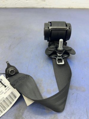 2022-2024 Acura MDX Black 3rd Row Seat Belt Assembly - Rear (Used OEM)