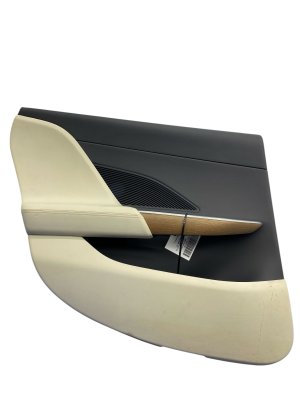 2022-2025 Lucid Air Door Interior Trim Panel with Wood Accents - Rear (Used OEM)
