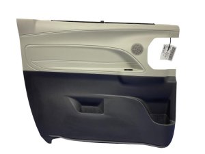 2021-2024 Toyota Sienna Gray Door Interior Trim Panel with Sunshade - Rear, Left (Driver) (Used OEM)