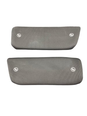 2012-2019 Porsche 911 Black Seat Lumbar Support Cushion Pair - Rear, Left (Driver) (Used OEM)