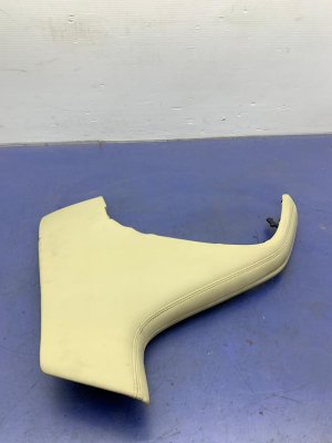 2011-2013 INFINITI QX56 Tan Center Console Trim Panel - Front, Left (Driver) (Used OEM)