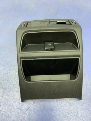 2018-2020 Jaguar E-Pace Center Console Trim Panel with Vents and Port - Rear (Used OEM)